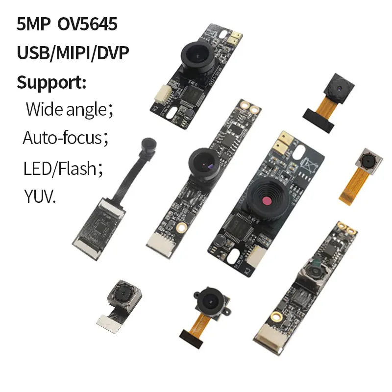 GOOD Factory-direct 5MP 2K Fixed-Focus Smart Monitoring Unmanned Shelf Microscope OV5645 Camera Module USB 2.0