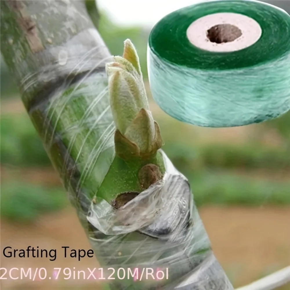 2Cm*120M/Roll Garden Orchard Grafting Tape, Farm and Home Garden Branch Gardening Binding Tape, Fruit Tree Grafting Film