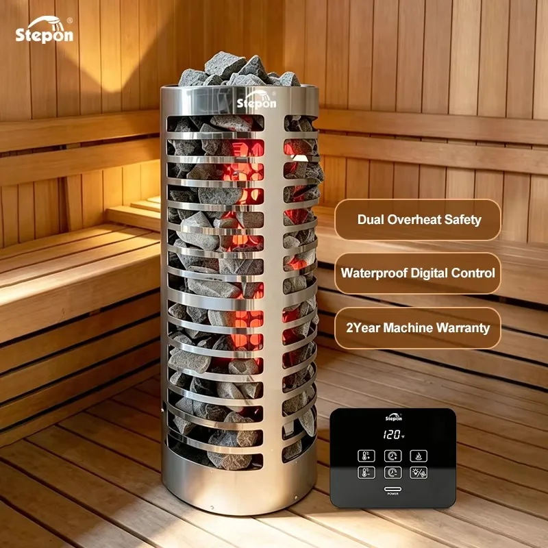 OEM/ODM/OBM,High Quality 5KW/6KW/7.5KW/9KW Electric Dry  Heater Stove Sauna Oven With Waterproof  Control Panel