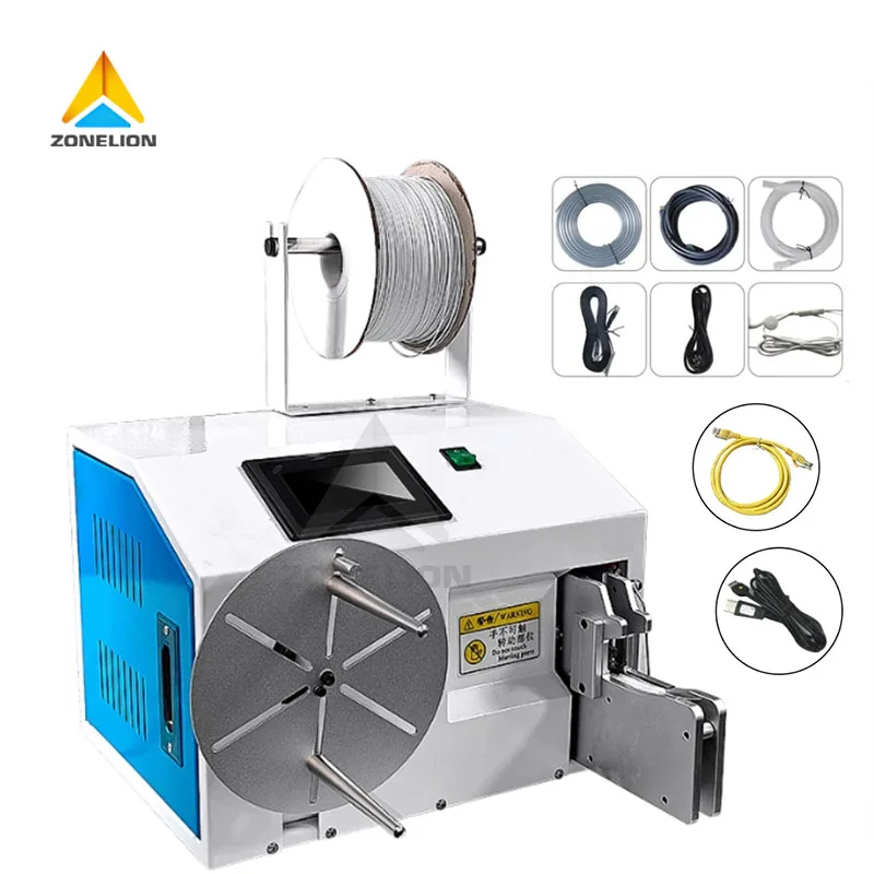 

Factory Price High Efficiency LCD Display Wire Winding And Binding Machine For USB Copper Cable And Wire