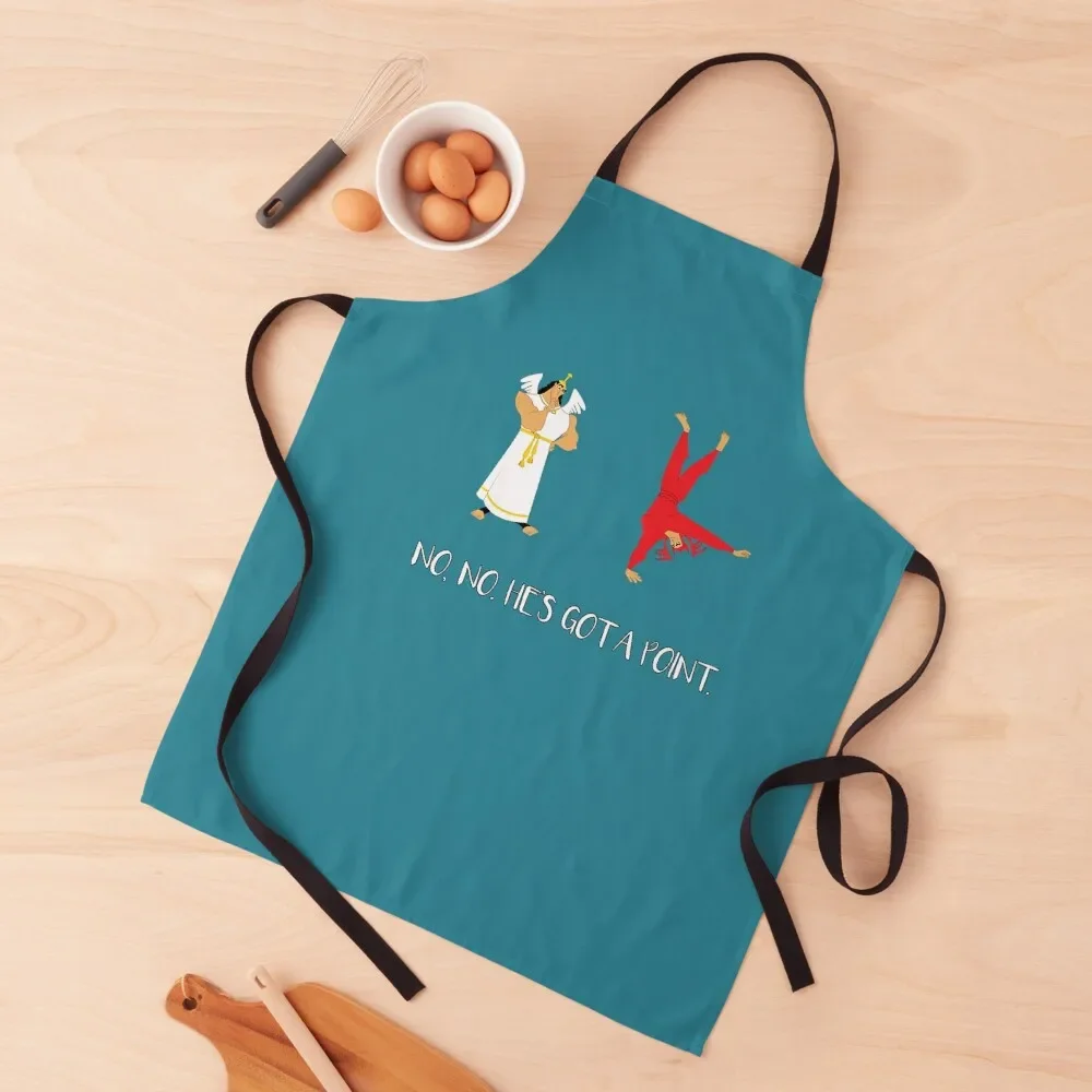 

Shoulder Angel and Devil Apron Kitchens Accessories Professional Barber For Women Apron