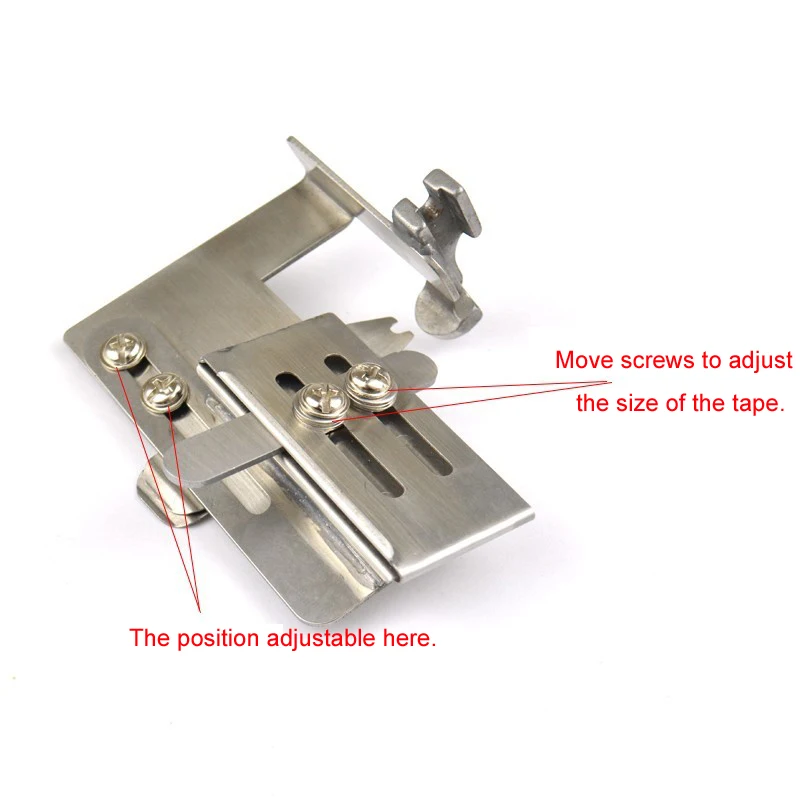 Wide Shirring Gathering Presser Foot for 1-Needle Industrial Lockstitch Sewing Machine, Pleating Foot, Flat top, Wrinkled Bottom