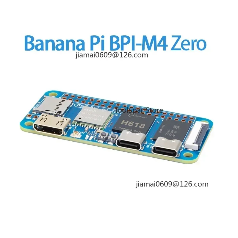 Banana Pi BPI-M4 Zero Single Board Computer Allwinner H618 Chip 4G RAM 32G eMMC Storage Module