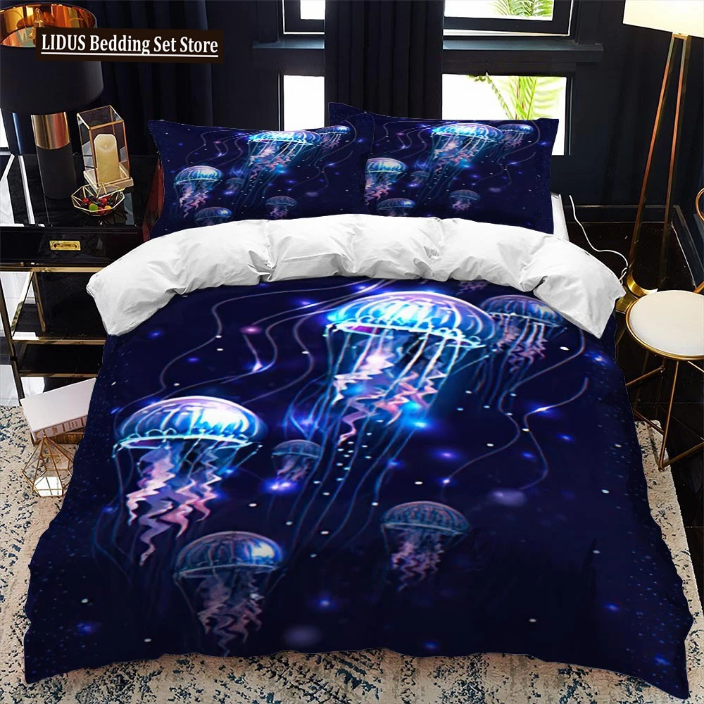 

Anchor Duvet Cover Set King Queen Full Size Navy Theme Art Decorative Polyester Bedding Set With Pillowcase For Kid Boys Teens