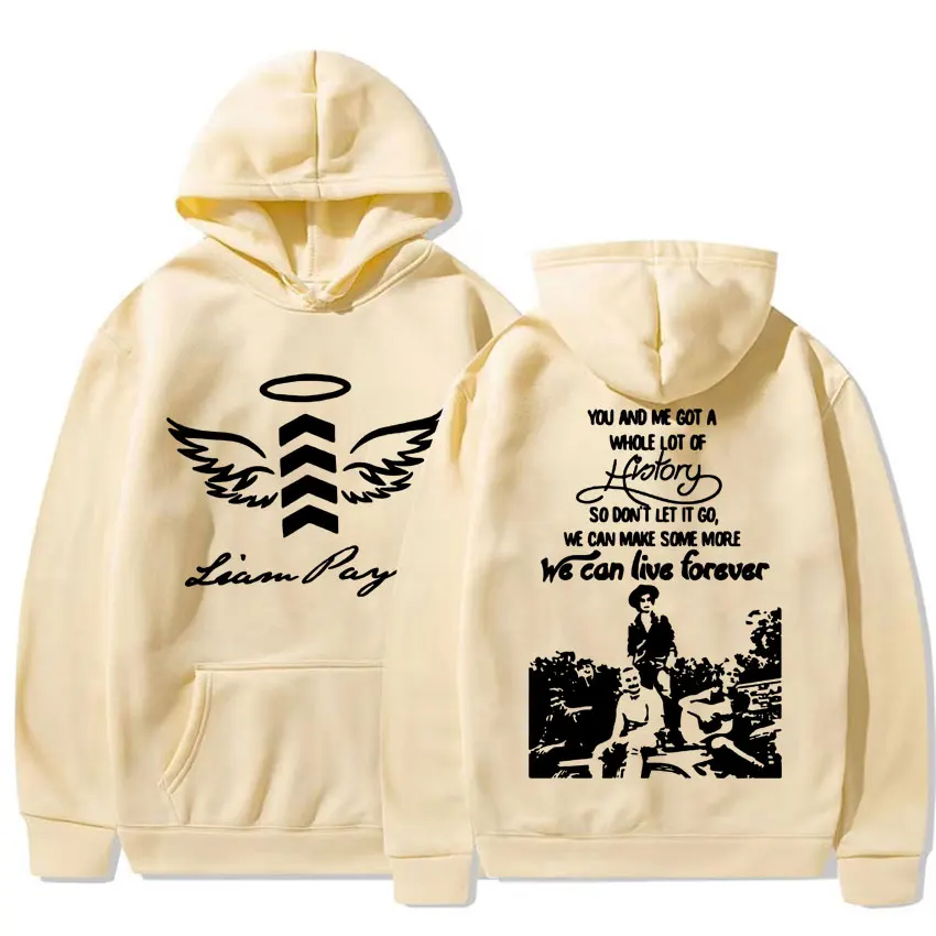 Liam Payne We Can Live Forever Hoody Liam Payne Rest in Peace 1993-2024 Hoodie Men Women Hip Hop Oversized Sweatshirt Streetwear