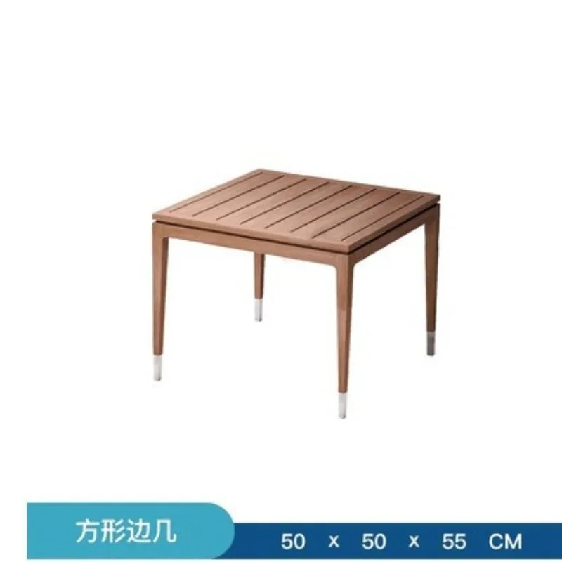 Teak furniture villa courtyard sun room terrace rattan sofa y