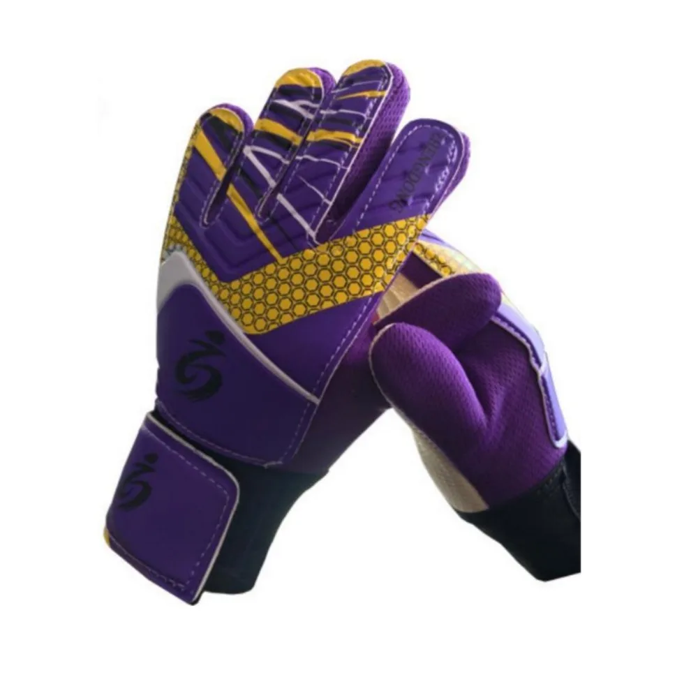 

1 пара профессиональных детских футбольных вратарских перчаток, футбольные вратарские перчатки, прочные перчатки с полным пальцем, защитные перчатки из латекса