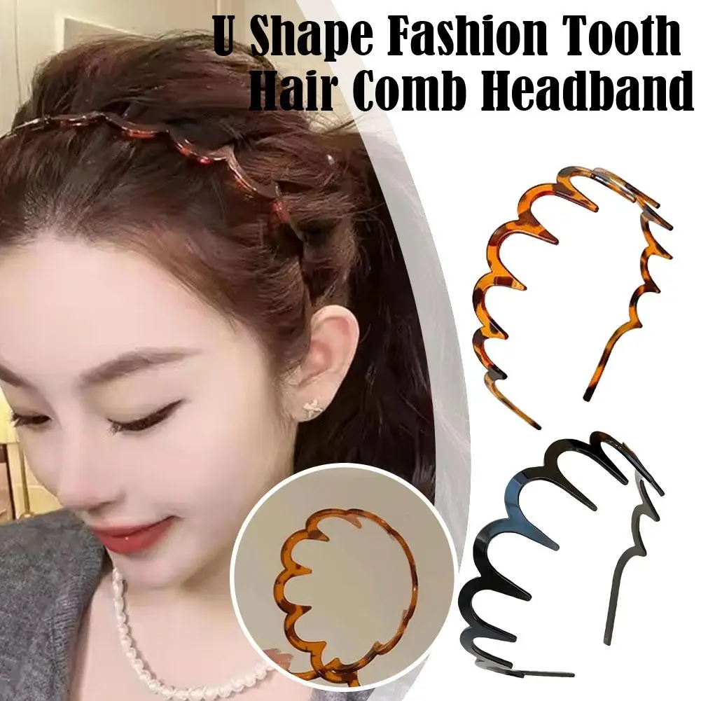 Non-Slip Wavy Headband for Washing