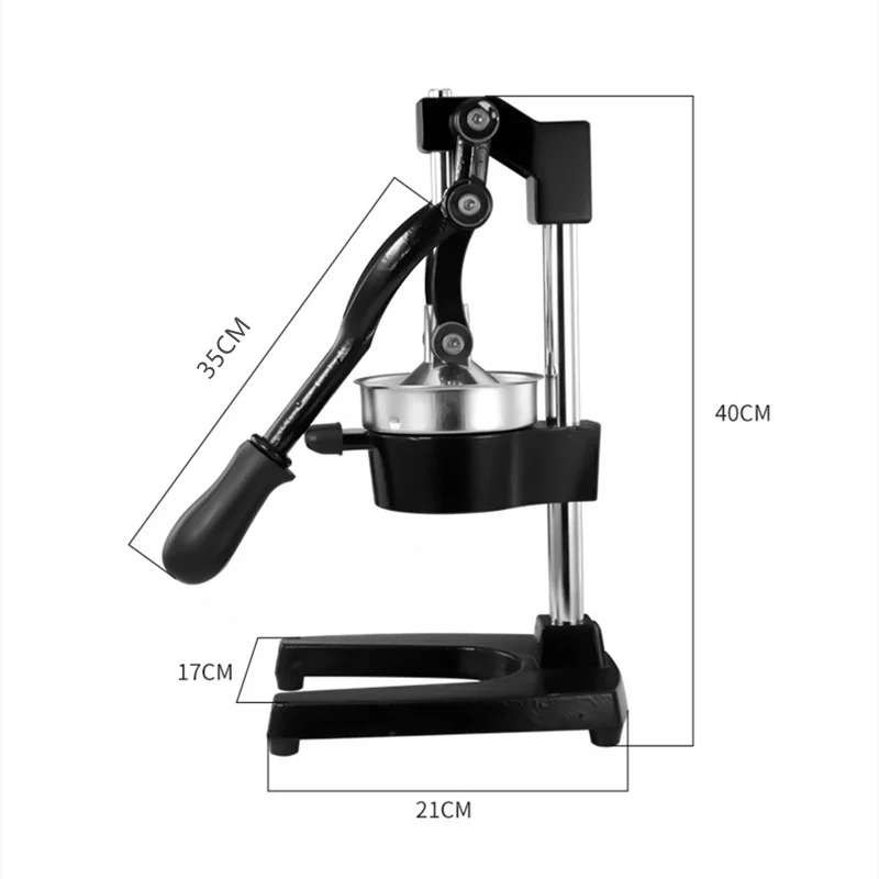 Manual Hand Juice Maker Commercial Stainless Steel Lemon Heavy Duty Eco Friendly Small Batch Easy Clean Kitchen Gadget Juicer
