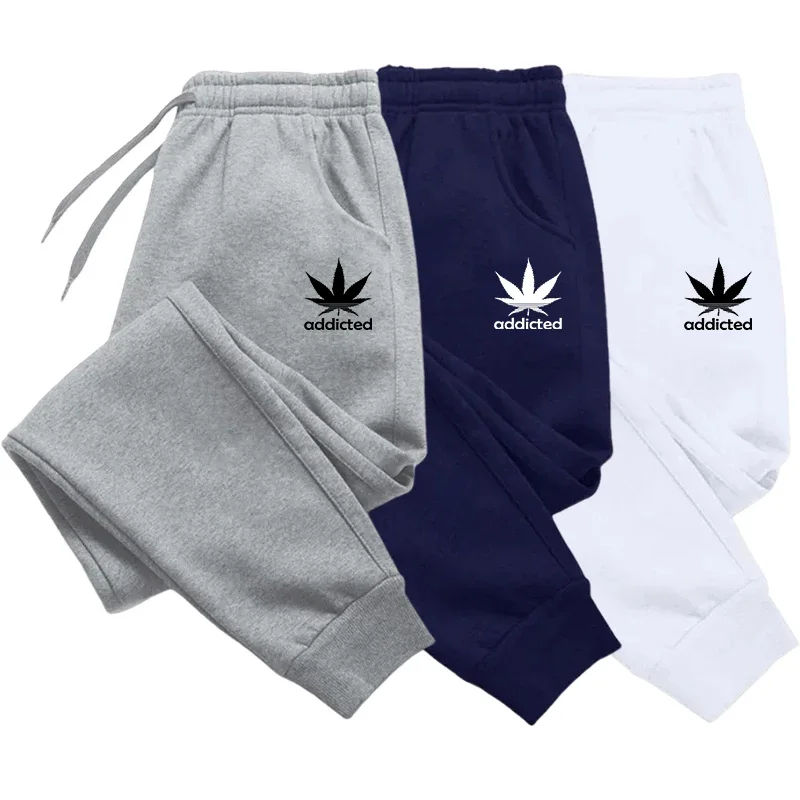

Mens Sweatpants Fashion Casual Printing Trend Tracksuit Trousers Versatile Soft Comfortable Street Elastic Waist Jogging Pants