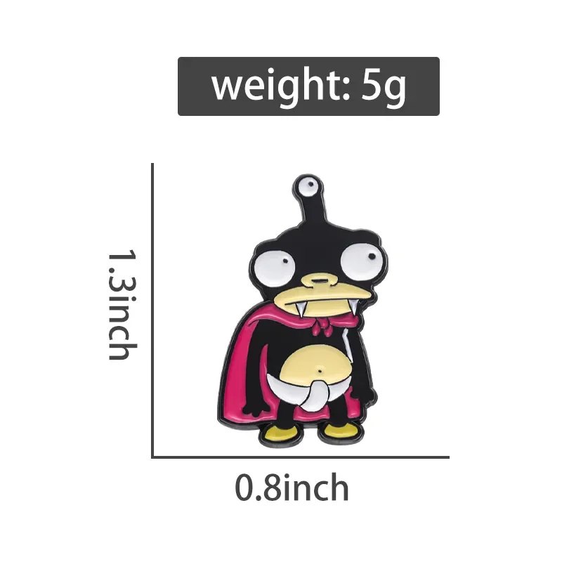 American Comedy Comics Enamel Pin Creative Cute Pet Dog  Collection Badge Brooch Lapel Backpack Cartoon Anime Jewelry Gift