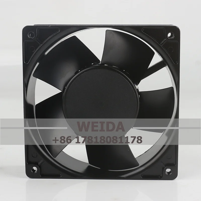 Bi-Sonic AC230 22/21W 12038 120X120X38MM 12CM All-metal High-temperature Resistant Dual Ball Bearings 4E-230B 02 Cooling Fan