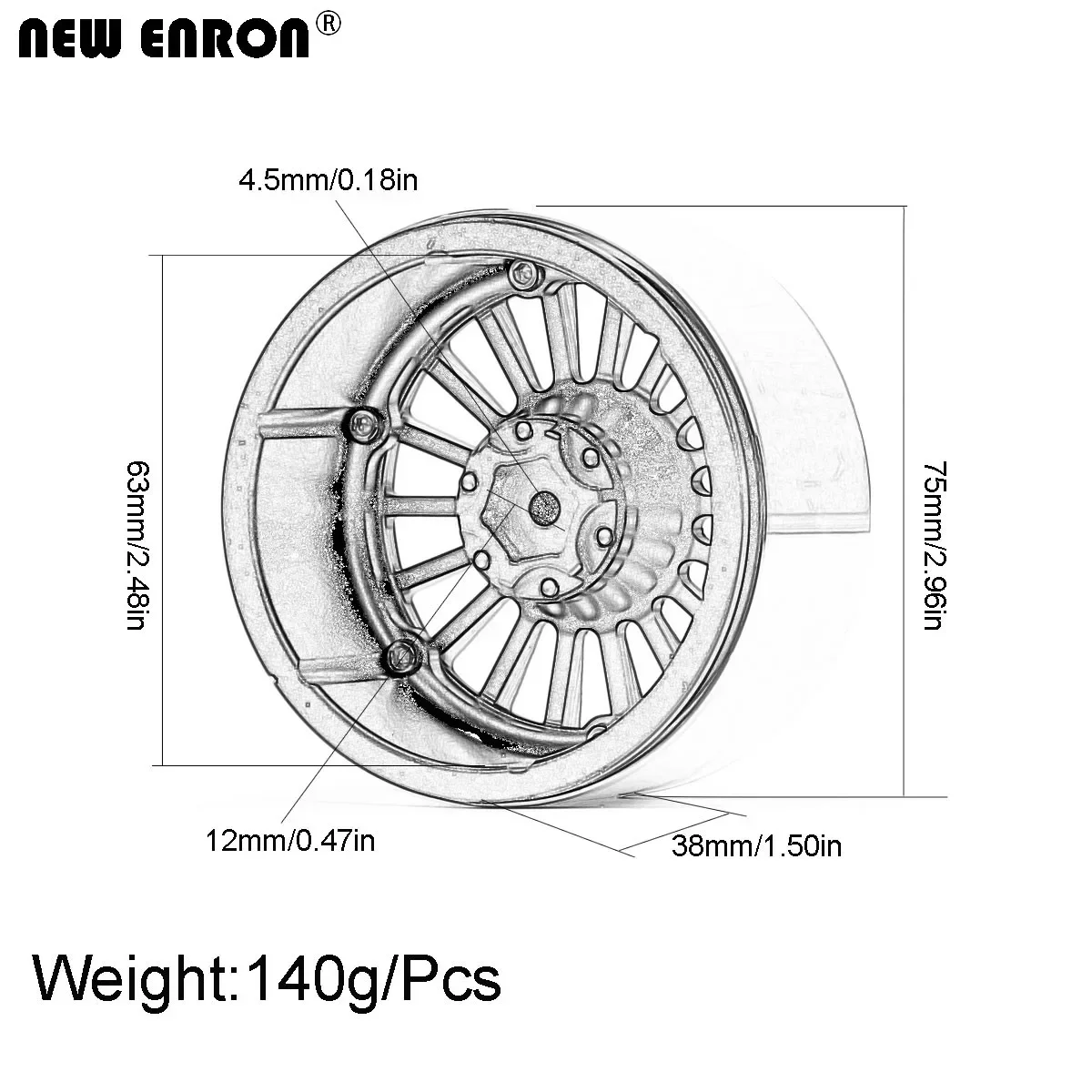 NEW ENRON Aluminum 2.6\