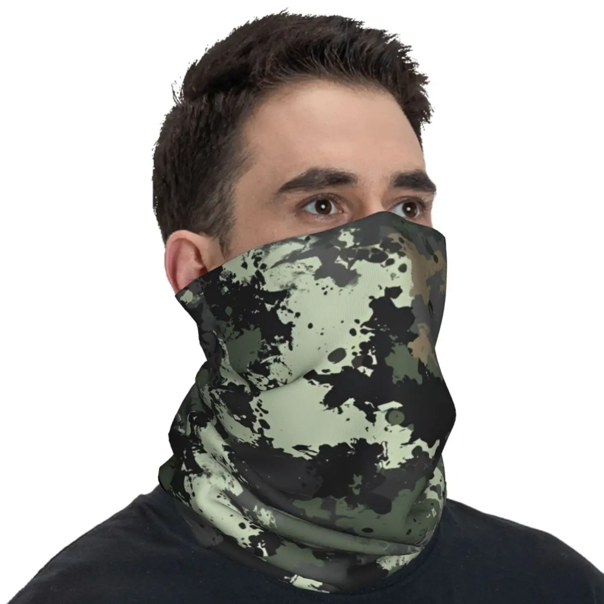 Outdoor Sports Balaclava Flecktarn Camouflage Bicycle Mask Seamless Soft Face Mask Funny Riding Fishing Protection Scarf Bandana