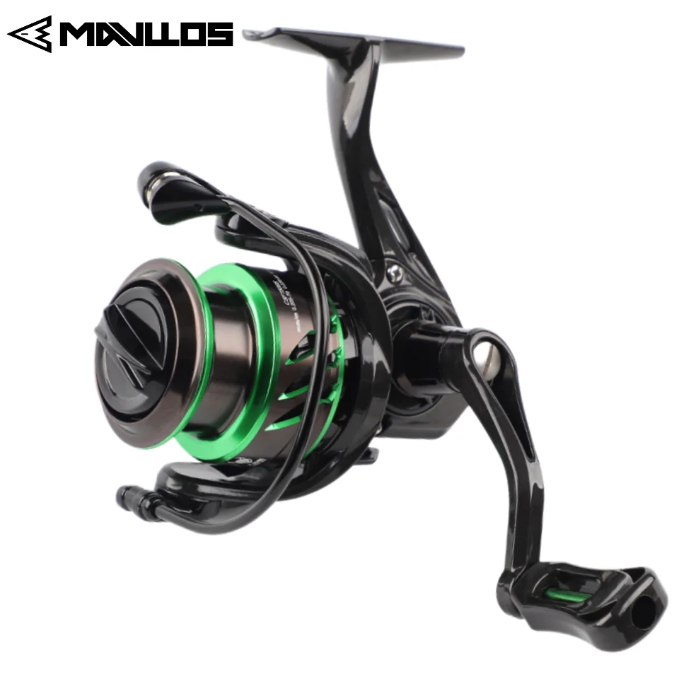 Mavllos Ultraligh Carbon Carp Fishing Reel,  Drag Power 12KG Ratio 5.2:1 800 1500 2500 Spool Bass Snapper Spinning Reel