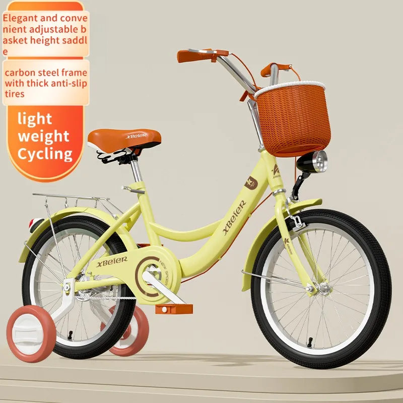 จักรยานเด็กสำหรับเด็กชายและเด็กหญิงอายุ 6-13 ปี: จักรยานเด็กขนาด 16 นิ้ว, จักรยานนักเรียนขนาด 18 นิ้ว, จักรยานขนาด 22 นิ้ว