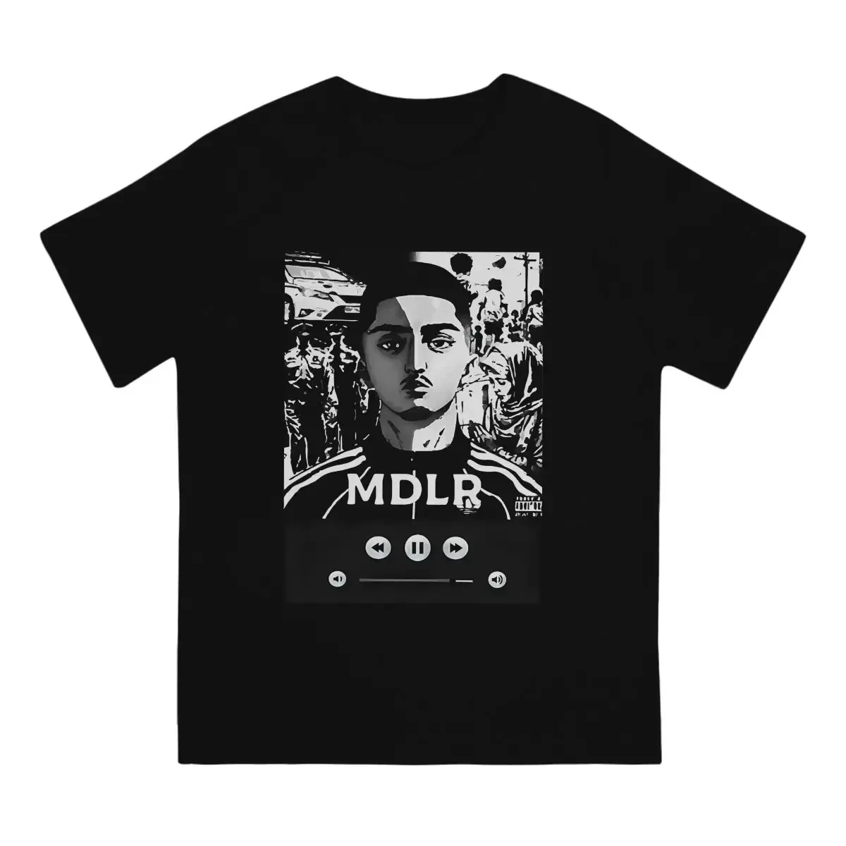 MORAD M.D.L.R.Tshirt JUL Men Women Cotton Oversized Summer Rapper Short Sleeve T Shirt Print T-shirt Trend Streetwear 50744