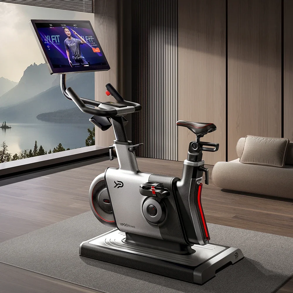 Exercise Bike,Home Commercial Gym Equipment Indoor Riding Spinning Bikes Exercise Spin Bike With YPOOFIT App