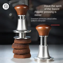 Hero Sword Coffee Tamper Stainless Steel Coffee Powder Press Espresso Machine Tool Cloth Powder Leveler Tool Powder Hammer