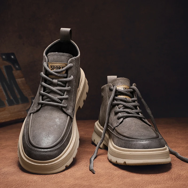 

Мужские кожаные оксфорды, удобные модельные туфли, оригинальные деловые повседневные туфли дерби на шнуровке для мужчин