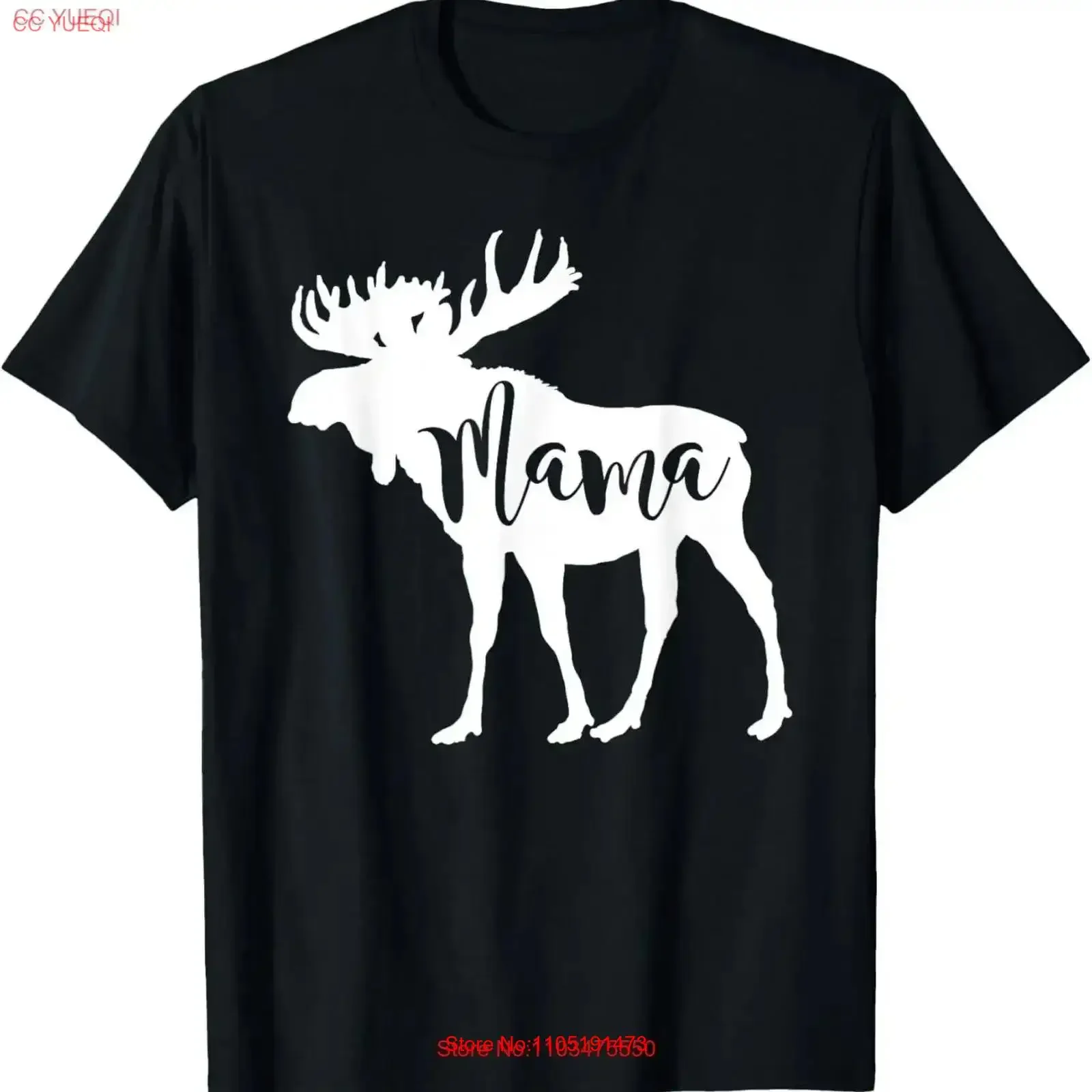 Mama Moose Cute T Shirt vintage Washed Versatile Stylish Stretched graphic Top For Everyday Wear Breathable fashion vintage
