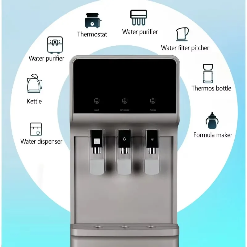 Direct Drinking Water Dispenser Hot Cold Hydrogen Water Purifier Desktop  Water R O Machine for Home and Office