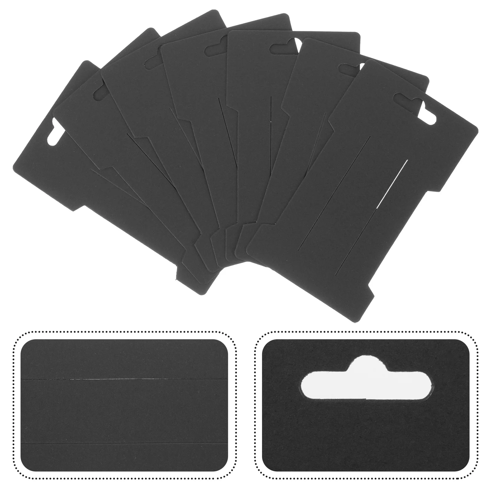 

100Pcs Hairpin Display Cards Compact Hair Bow Holder Cards for Retail Home Use Easy Carry Storage for Hair Clips Jewelry