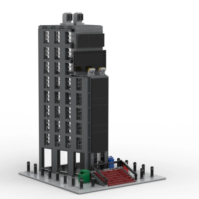 1655 قطعة من مكعبات البناء المربعة المعيارية الحديثة الفاخرة نموذج العمارة عرض لعب للأطفال لتقوم بها بنفسك تجميع هدايا عيد الميلاد