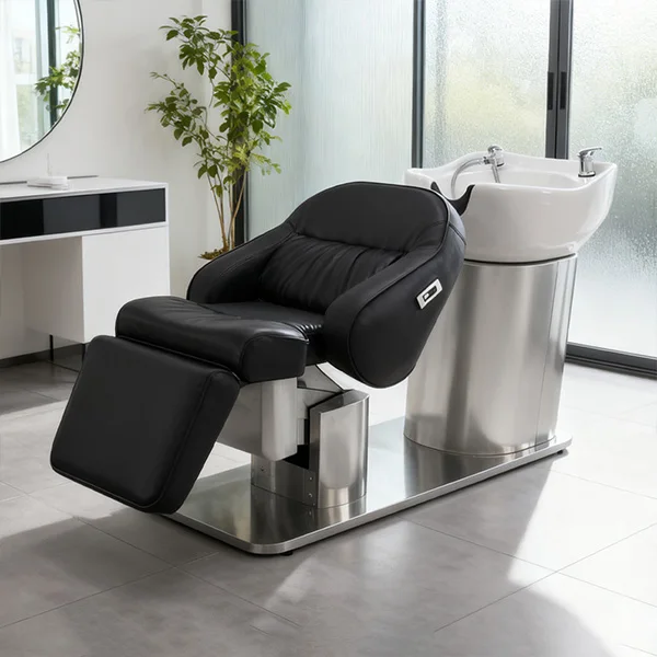 

Salon Furniture Hair Washing Equipment Electric Massage Shampoo Chair Fully Automatic Shampoo Massage Bed Table