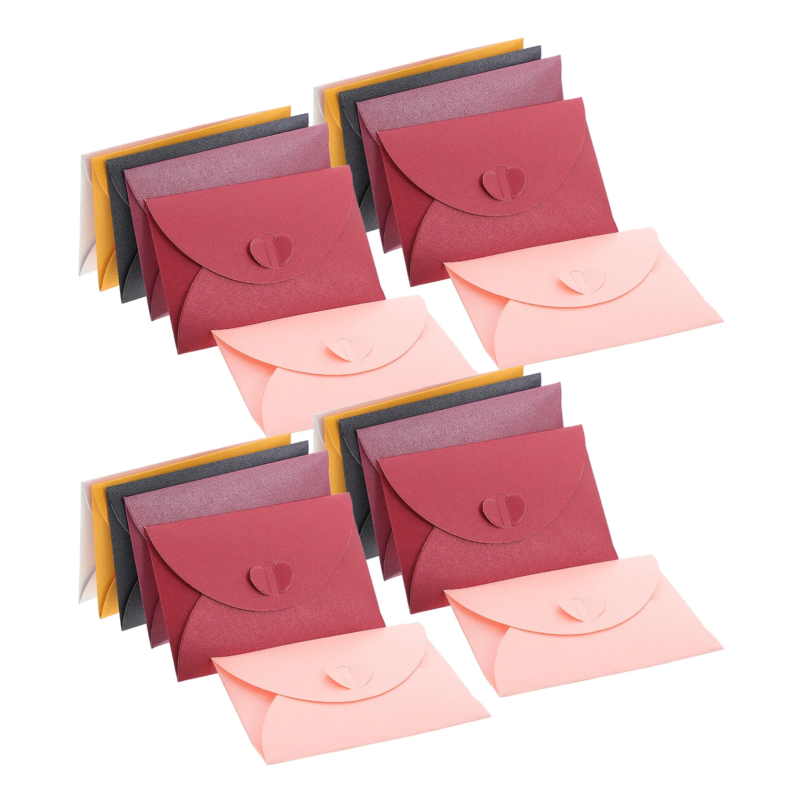 

48Set Mini Envelopes Assorted Colors Small Paper Pockets for Notes Tips Cards DIY Stationery Craft Projects Holiday Wedding Use