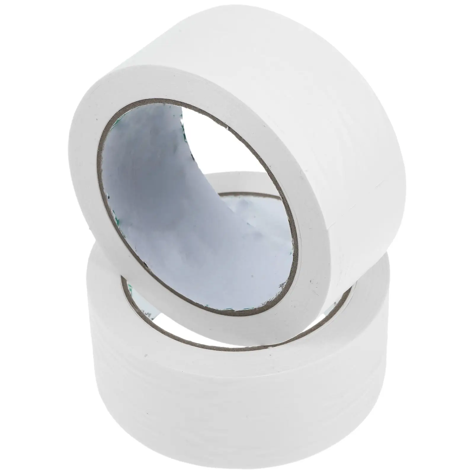 

2 Rolls White Paper Tape 45mmx30m Self Adhesive Writable Sealing Tape for Packing Boxes Holiday Shipping Supplies