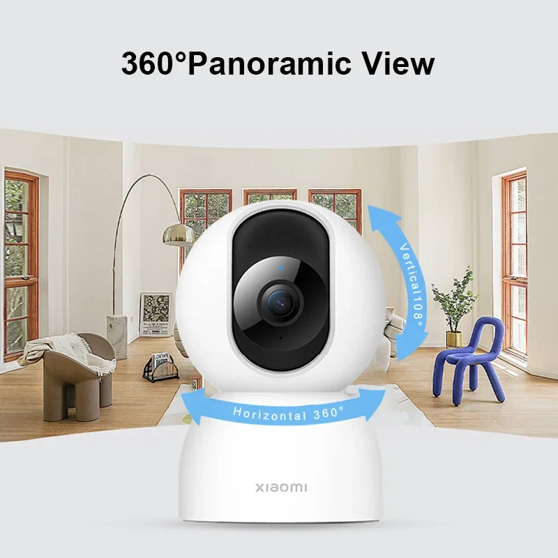 Xiaomi Mi Smart Camera 2 PTZ 360 gradi 1440P WiFi CCTV kamera internetowa 2.4GHz 5GHz przy słabym oświetleniu kolorowy domowy Monitor bezpieczeństwa