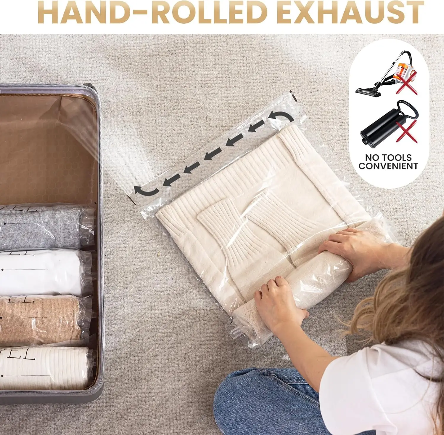 : Luft Vakuum Tasche