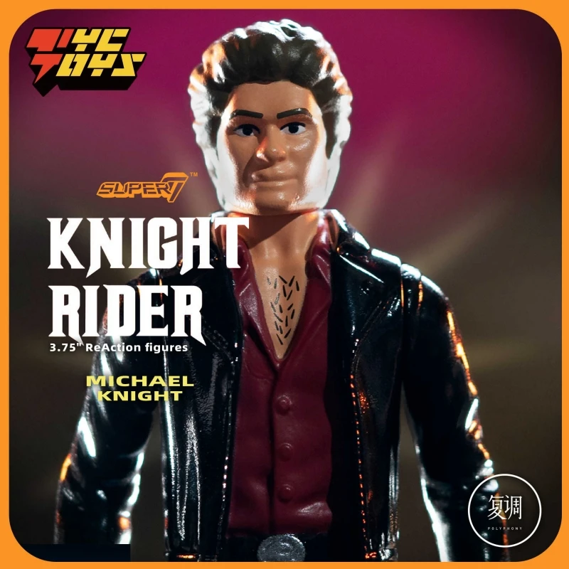 

In Stock Original Super7 Thunderbolt Ranger Hanging Card Knight Rider Action Figure Model Toys Collection Ornament