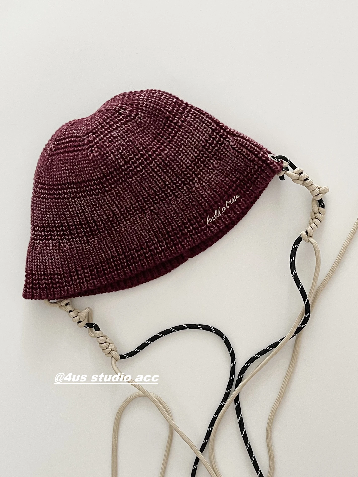 قبعة محبوكة للخريف والشتاء للنساء، قبعة الطقس البارد، قبعة صوفية بنفس النمط #5