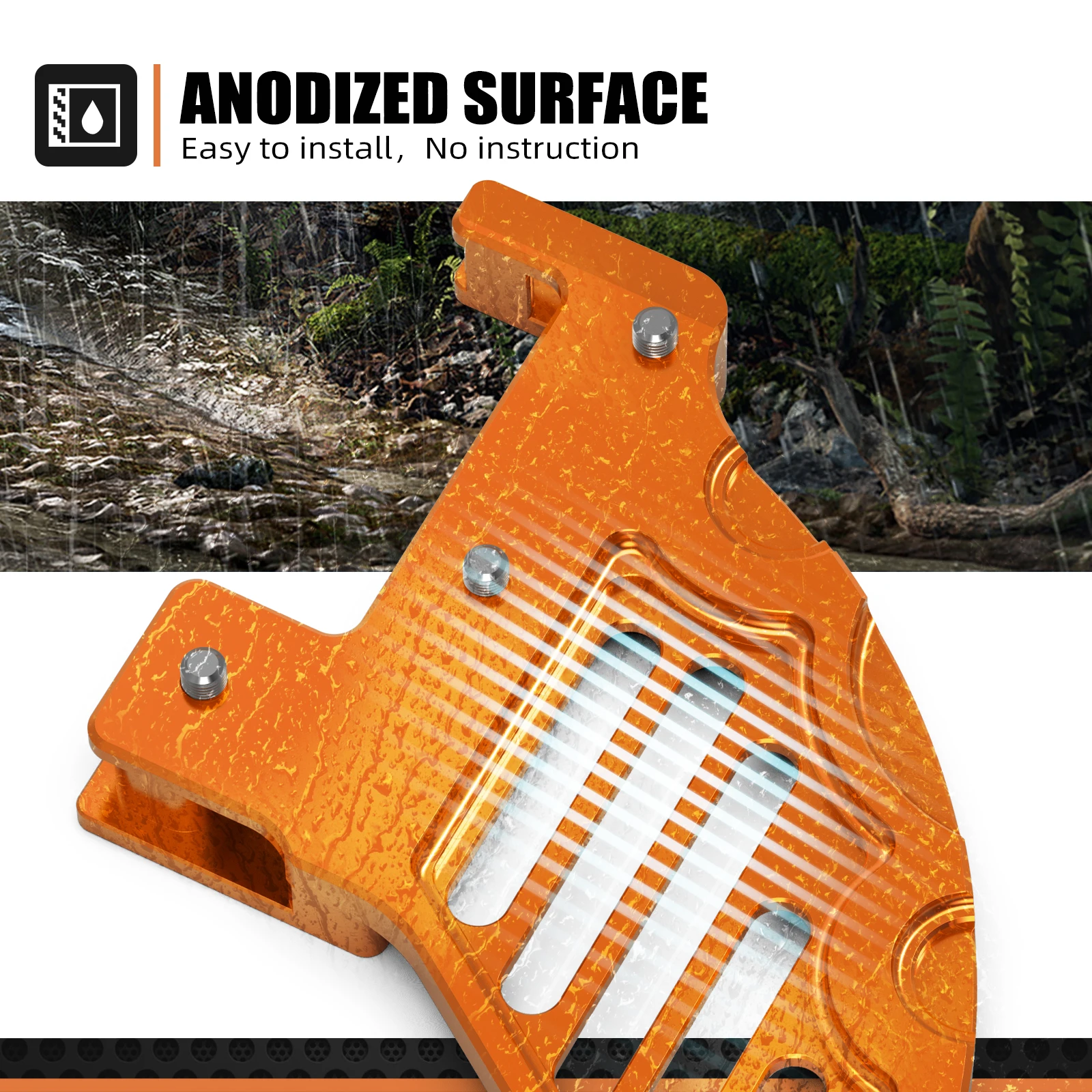 Para KTM EXC 300 EXC 250 SXF 450 2004-2022 protector de disco de freno trasero SX SXF XC XCF XCW EXC EXCF TPI seis días 125 250 300 350 450 500