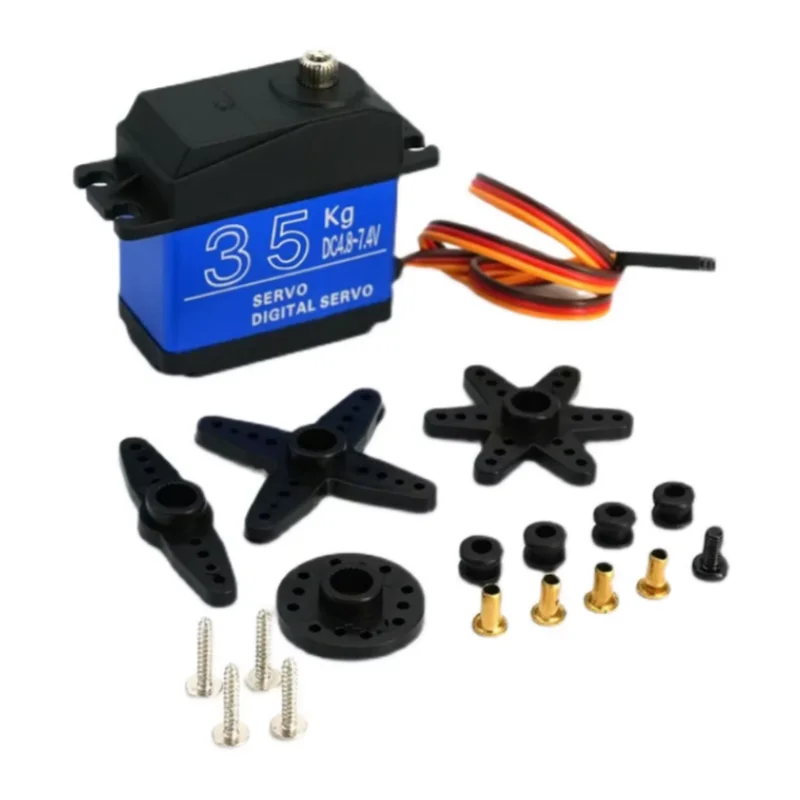 High Torque Metal Gear Digital Servo 20KG 25KG 30KG 35KG 180 Degrees For Robotic Arm RC Model Car Boat Robot