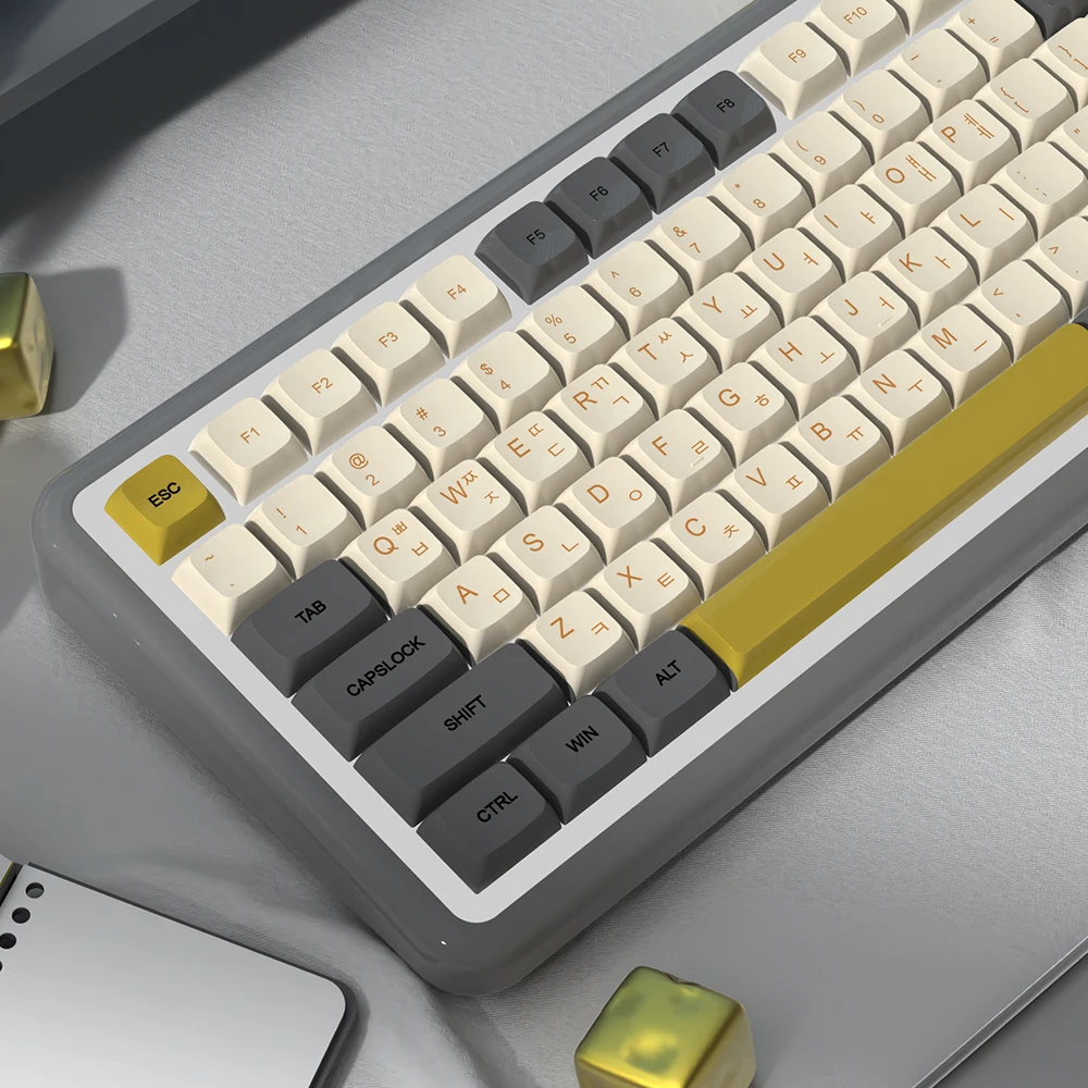 XDA Profile PBT keycaps Shimmer 7U ISO Brazilian Korean Japanese Russian Spanish French keycap For Mechanical Gaming Keyboard