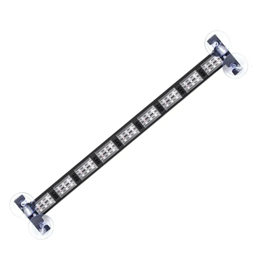 2in1 LED Warning Strobe Lights 54 LED Windshield Safety Warning Light 3 Colors Changing Police Strobe Emergency Signal Lamp