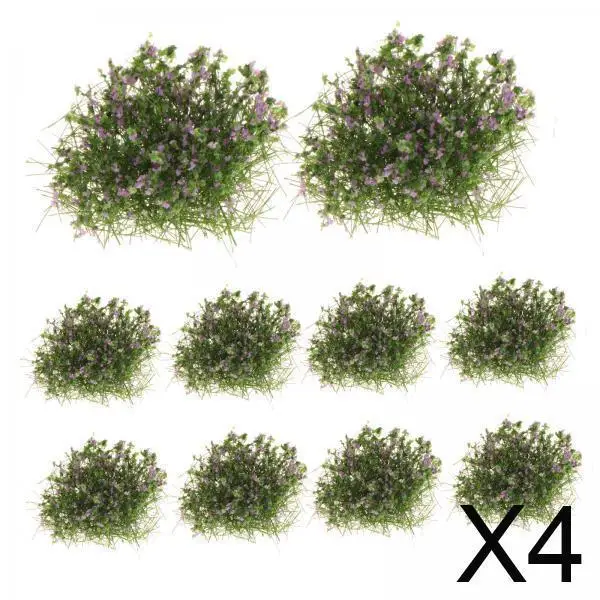 

Miniature Grass Cluster Plastic Nylon Tufts DIY Diorama Landscape Model for Miniature Building Kits