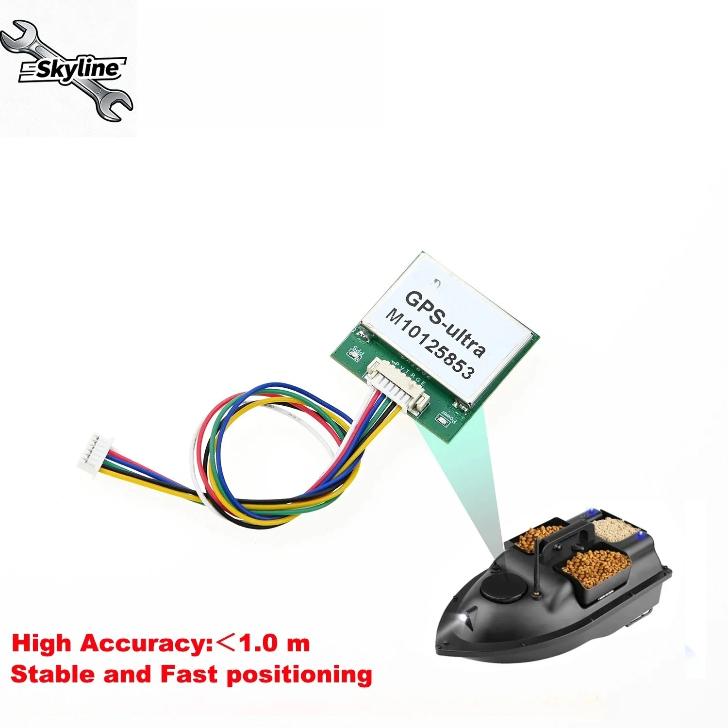 أحدث وحدة GPS لقارب الطعم المحدث لقارب الصيد GPS R18 CTV18 V18 C118 ، دقة عالية 1 متر #1