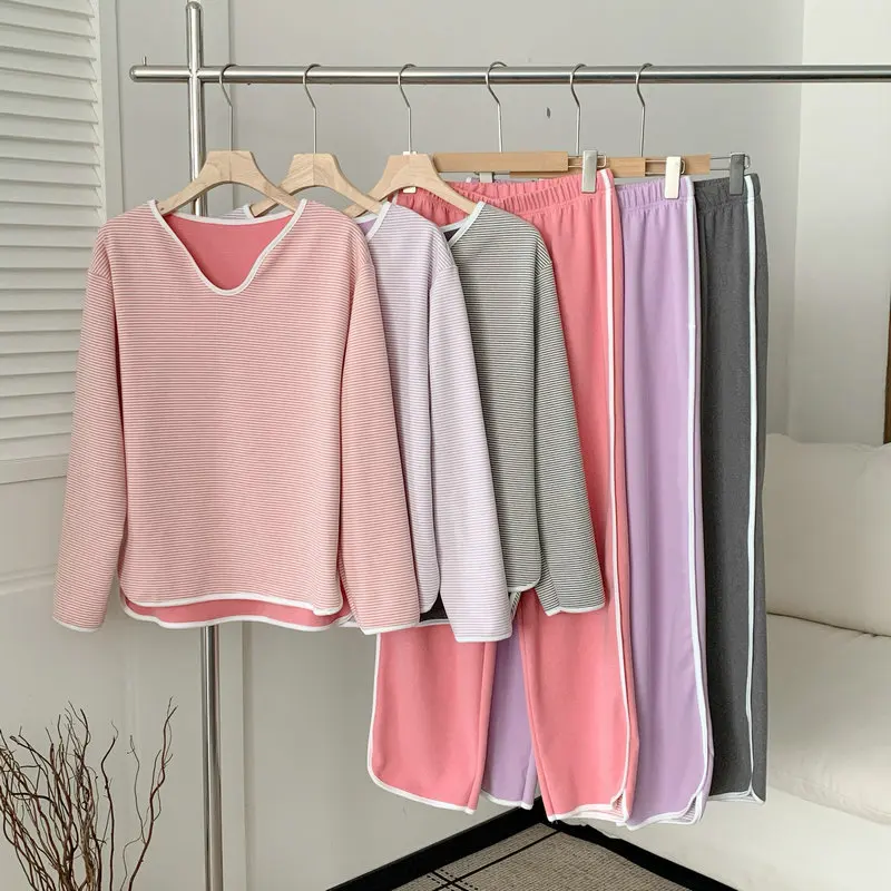 

Бархатная одежда для сна, женская домашняя одежда для сна, пижамные комплекты, новая осенне-зимняя ночная рубашка с длинными рукавами, женский пижамный костюм