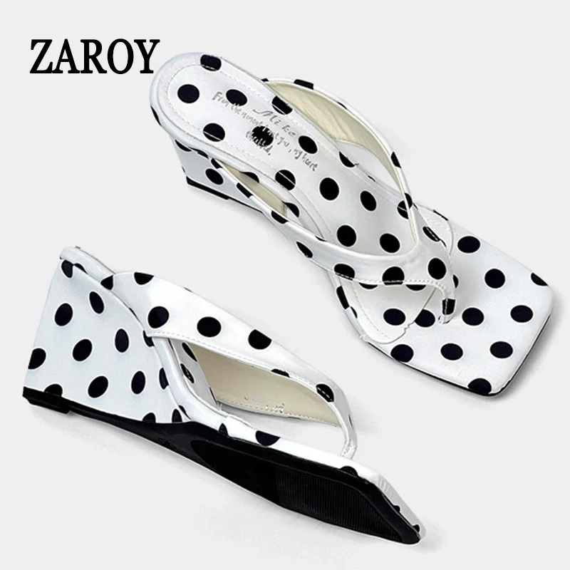 Polka Dot Clip Toe Slippers Wo – Patent Leather Pump recenzja i cena
