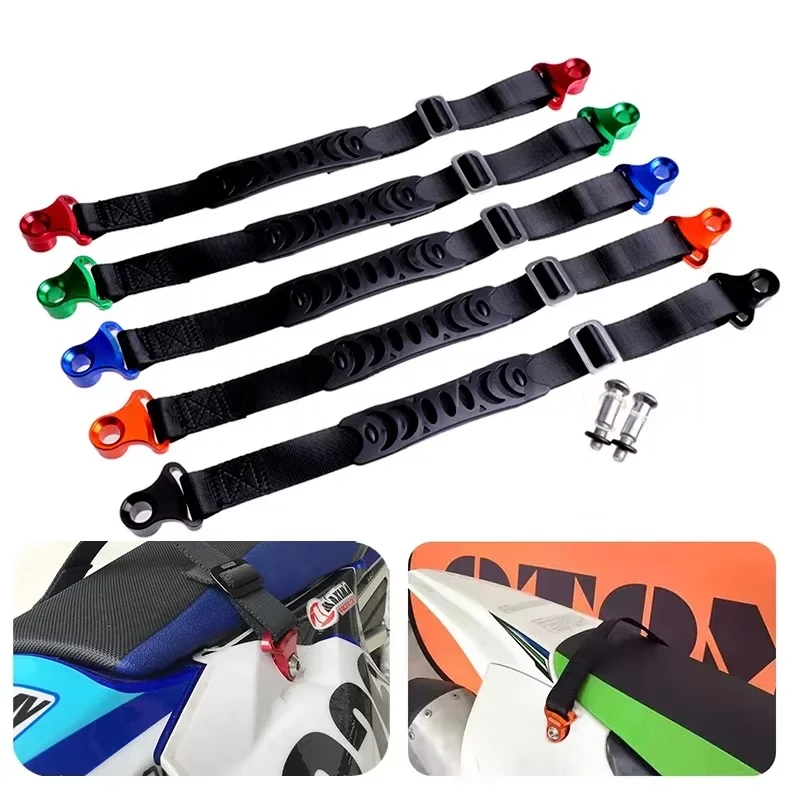 Motocross Rescue Pull Strap Universal Rear Seat Sling Belt for Motorcycle Yamaha Honda Kawasaki Suzuki KTM Off-Road Enduro