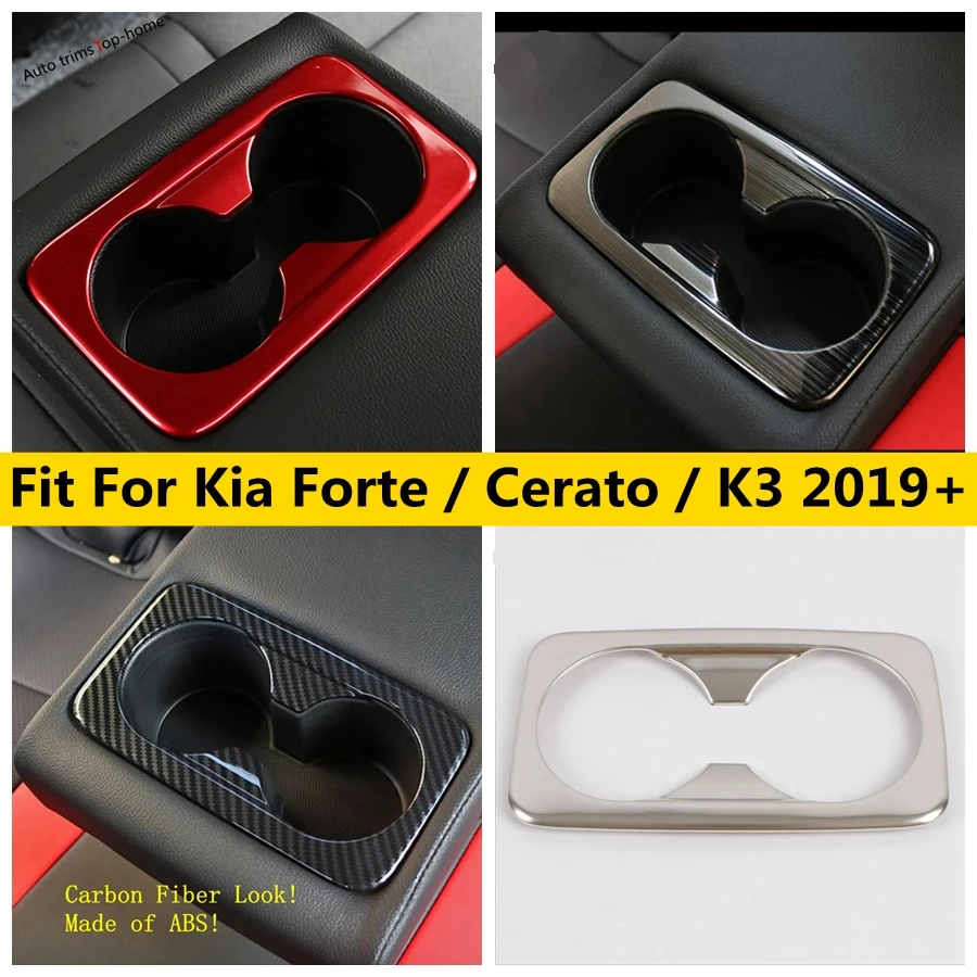 

Car Central Control Water Cup Bottle Holder Trim Decoration Panel Cover Fit For Kia Forte / Cerato / K3 2019 - 2023 Accessories