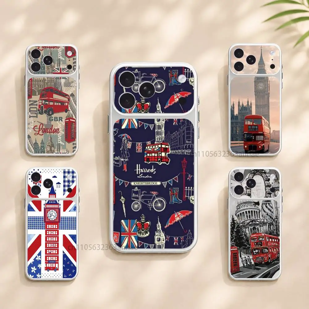 

London Red Bus Big Ben Protective Sticker for iPhone 17 Pro 17 ProMax Full Body Back Cover Decal Skin