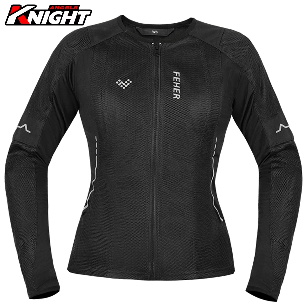 

Women's Summer Motorcycle Full Body Armor Breathable Mesh Motocross Racing Jacket CE Protective Gear Moto Clothing Lady