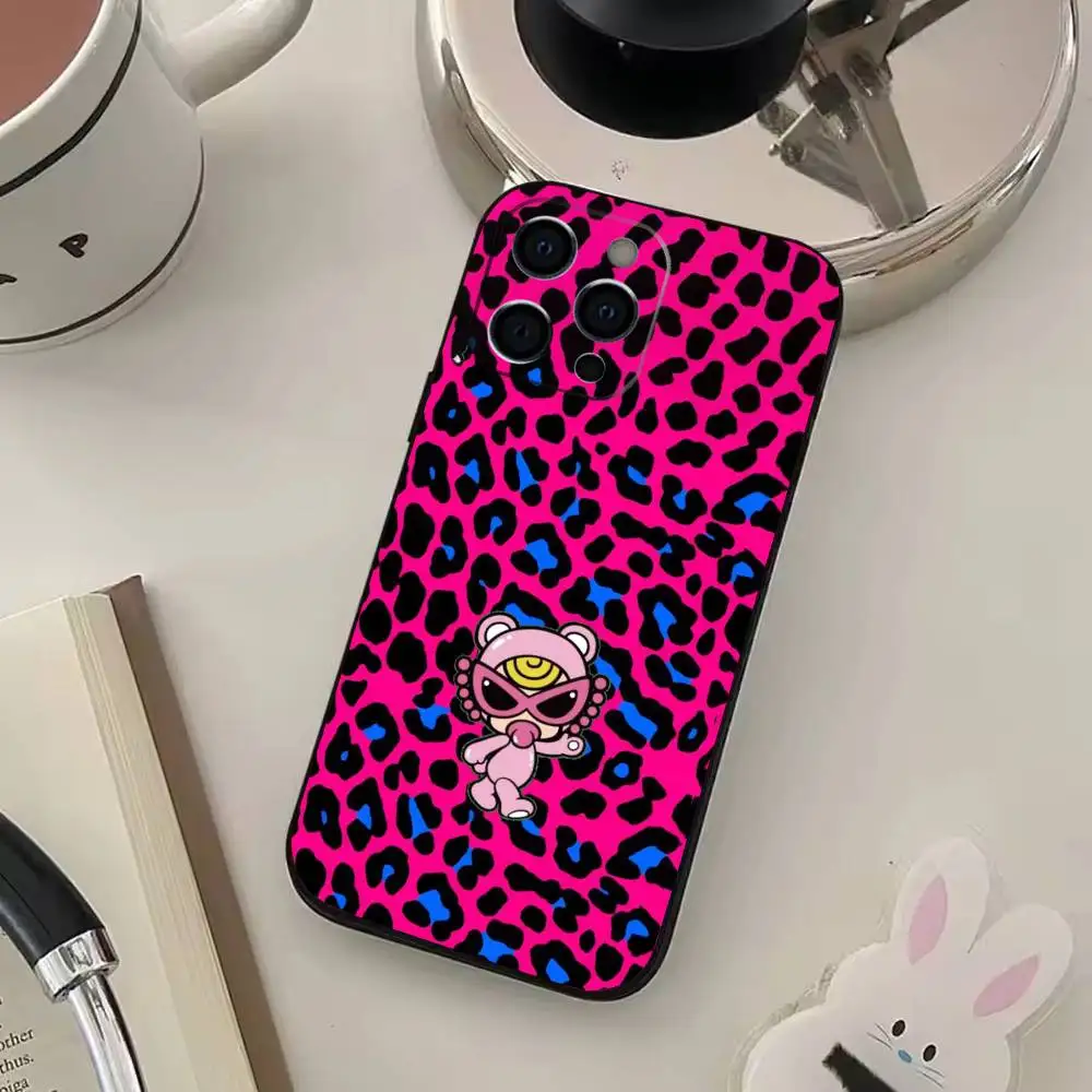 حافظة هاتف H-Hysteric M-Mini لهاتف iPhone17,16,15,14,13,12,11 Plus، Pro Max غطاء أسود ناعم #6