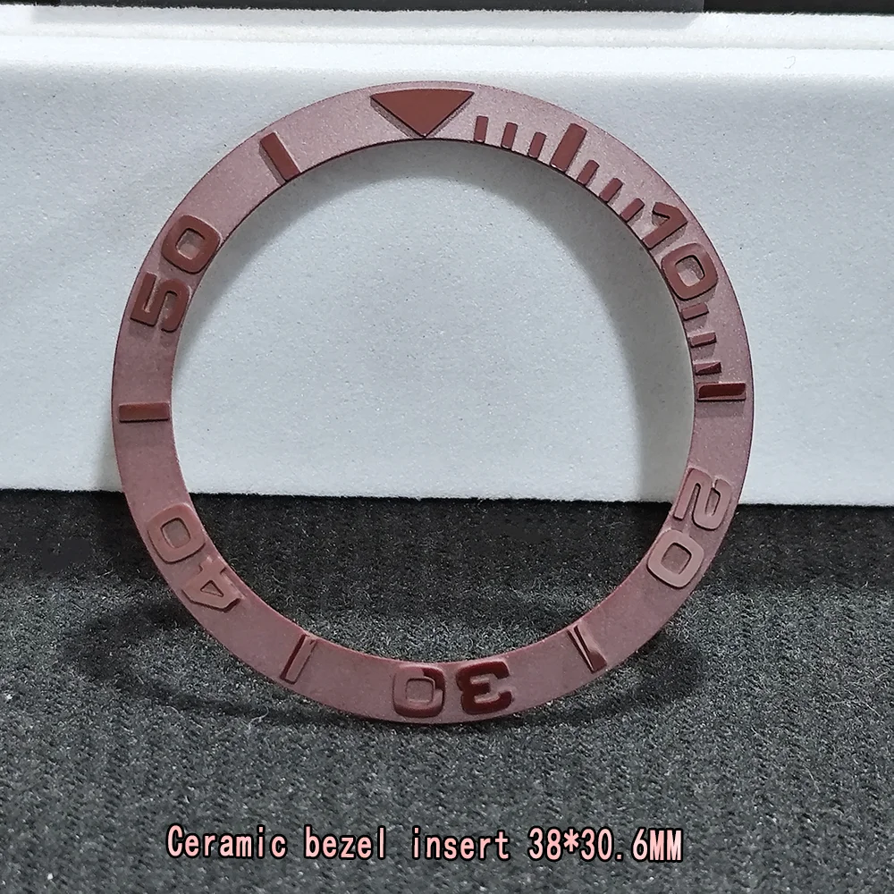 Tilt 38 * 30.6MM  Watch Bezel Ceramic GMT And Diving Watchs Inserts Suitable For 40MM Replacement of Accessories Fashionistas