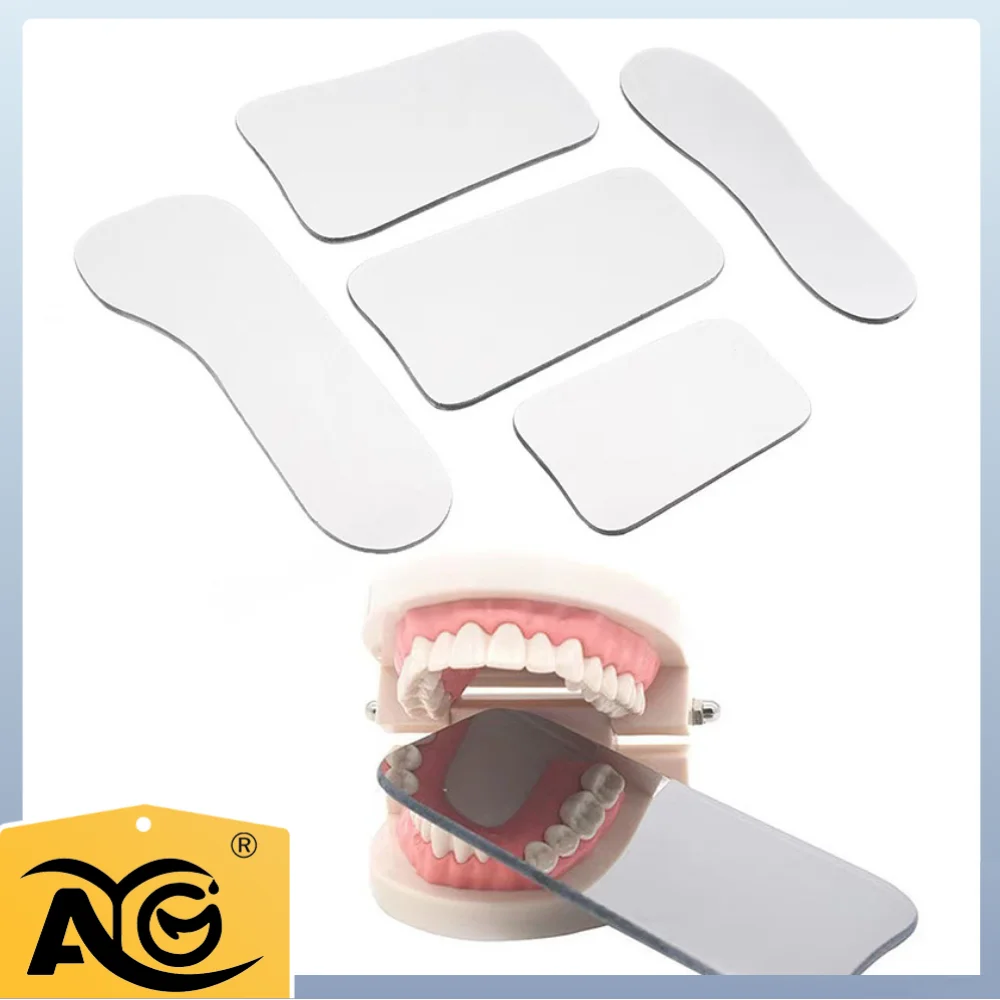 

AG 5PCS/Set Dentistry Orthodontic Mirror Photography Double-Sided Mirrors Dental Tools Glass Material Intra Oral Reflector